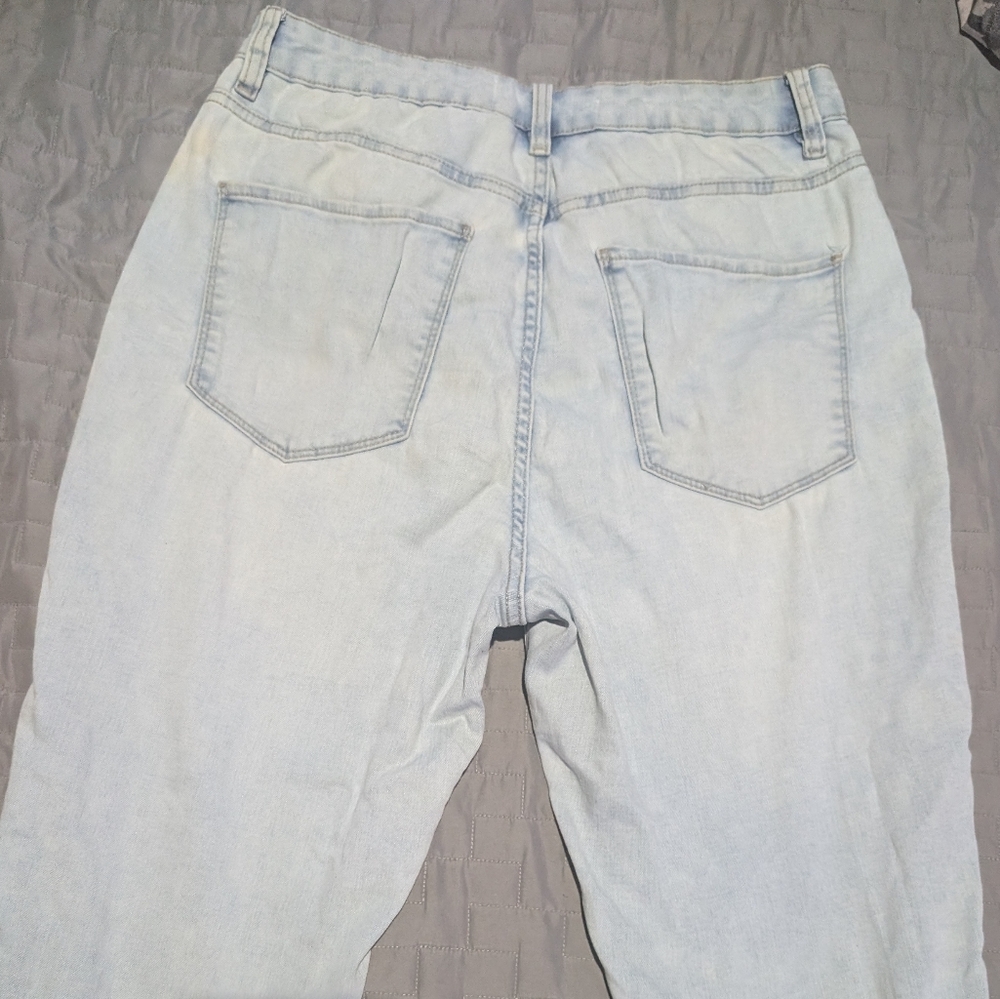 Refuge Women's Light Blue High Rise Jeans - Picture 4 of 7